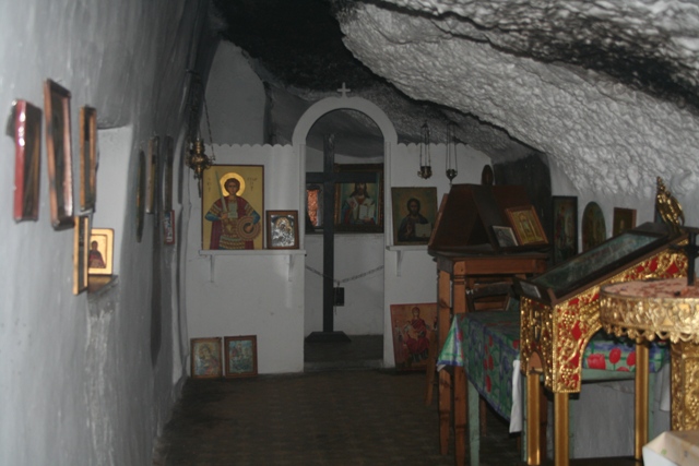 Didyma - Decorated interior of Aghios Georgios with icons and murals